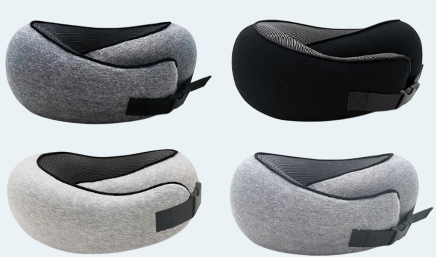 COCOONClip™, Oreiller cervical en mousse à mémoire de forme à boucle clip